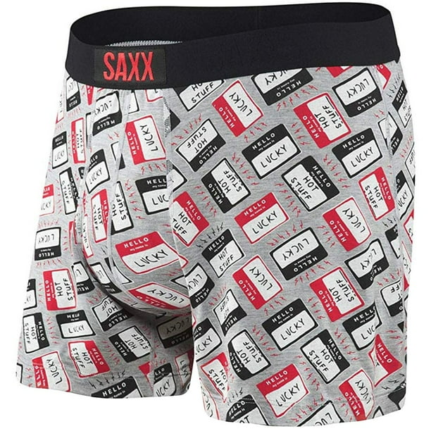 Size S SAXX Ultra Free Agent Loose Fit Boxer Casual Underwear Black Mens